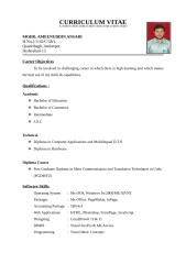 CV of ameenuddin ansari.doc